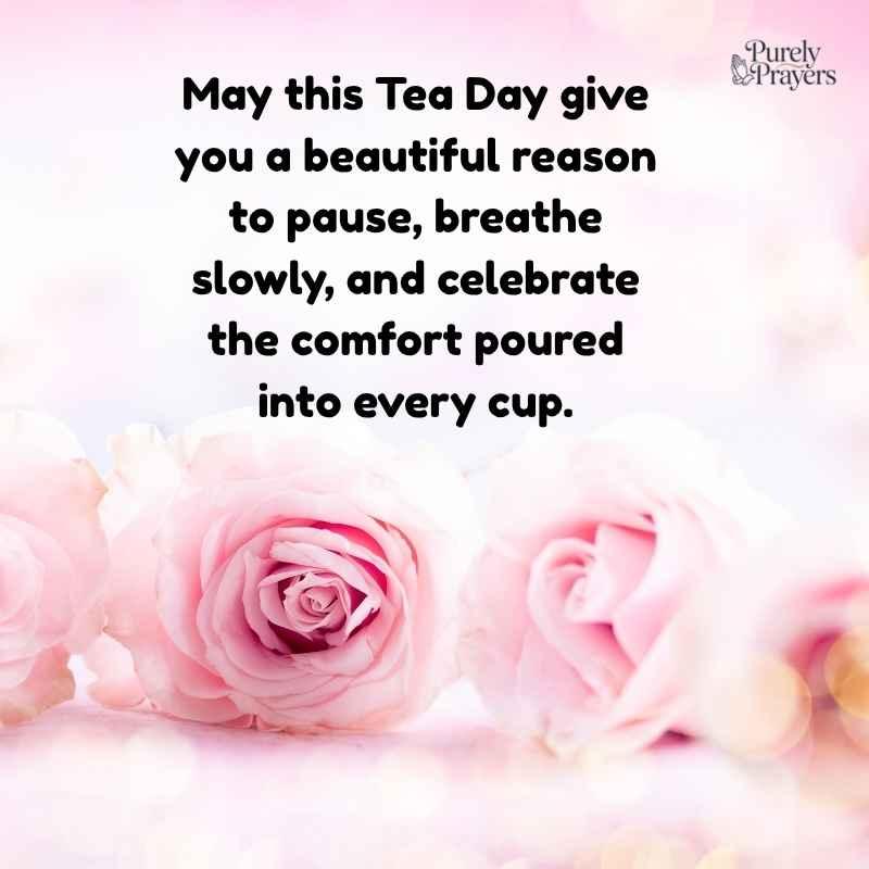 Best Wishes to Celebrate Tea Day
