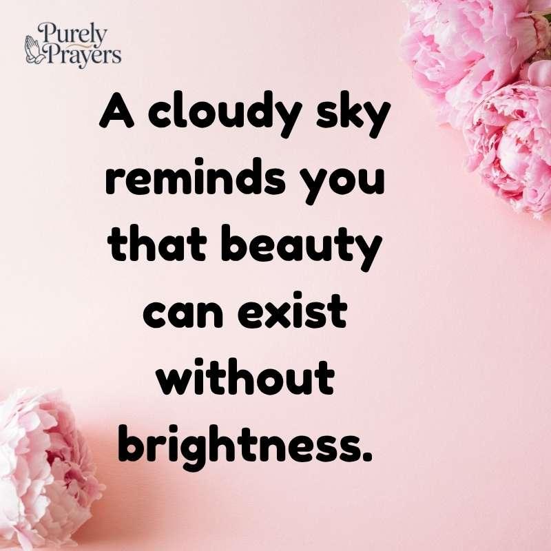 Cloudy Sky Quotes for Strength and Reflection