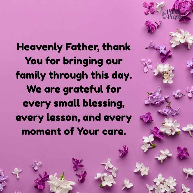 Evening Prayer of Thanks for Today’s Blessings