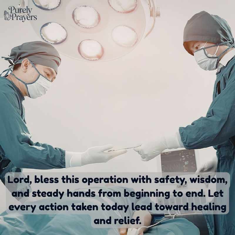 Faith-Filled Prayer for a Successful Operation and Steady Hands