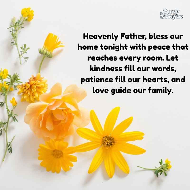 Good Night Prayers and Blessings for a Peaceful Home