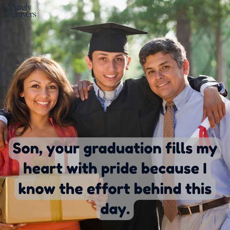 Graduation Pride Quotes for Son