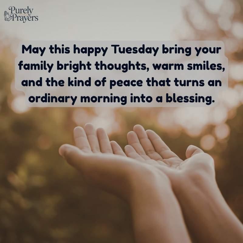 Happy Tuesday Blessings for a Positive and Blessed Morning