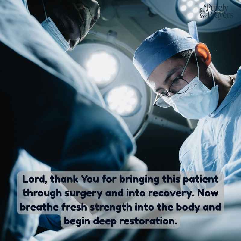 Healing Prayer After Surgery for Fast Strength and Restoration