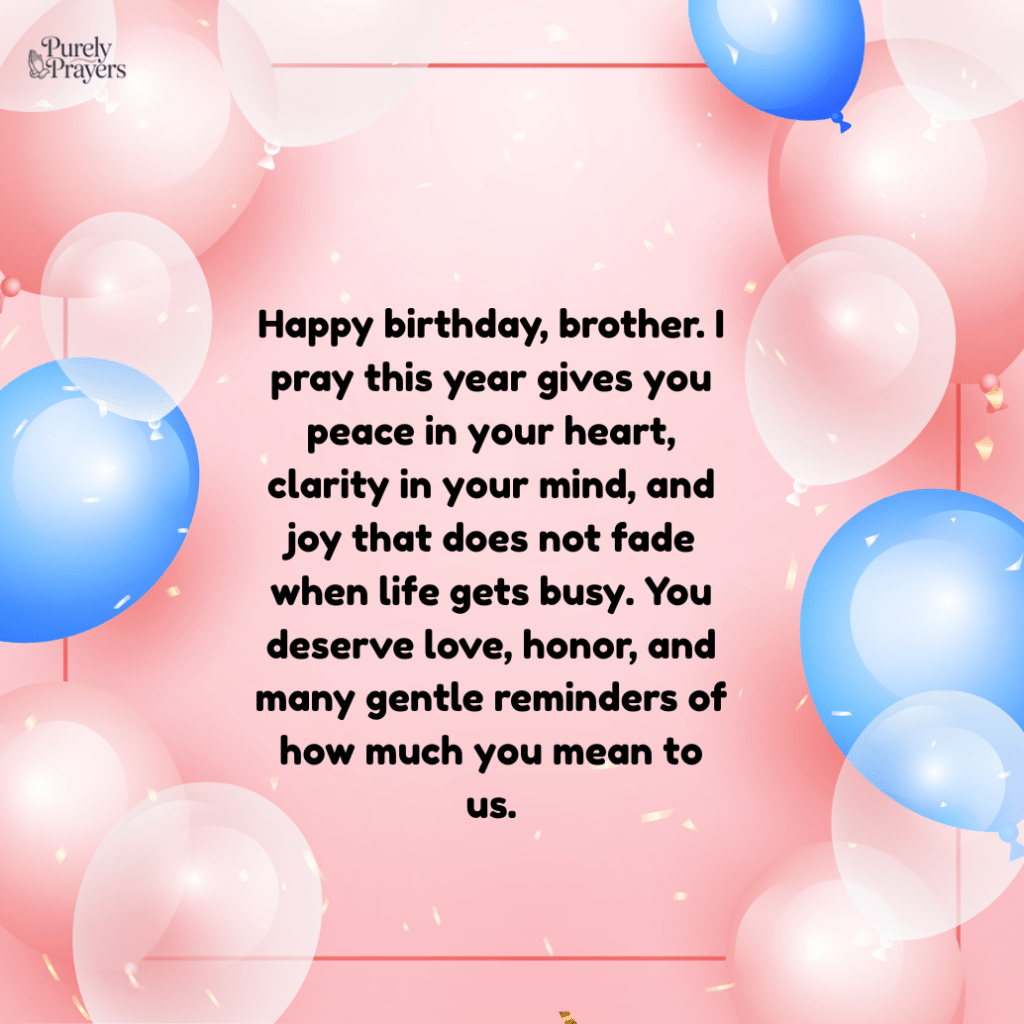 Heart Touching Birthday Wishes for Brother