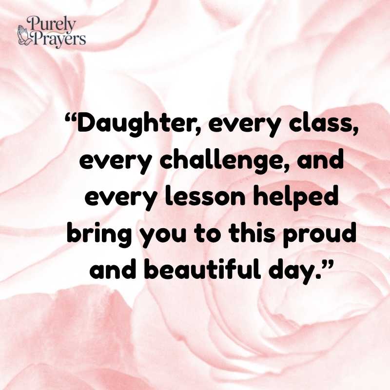 High School Graduation Messages for Daughter