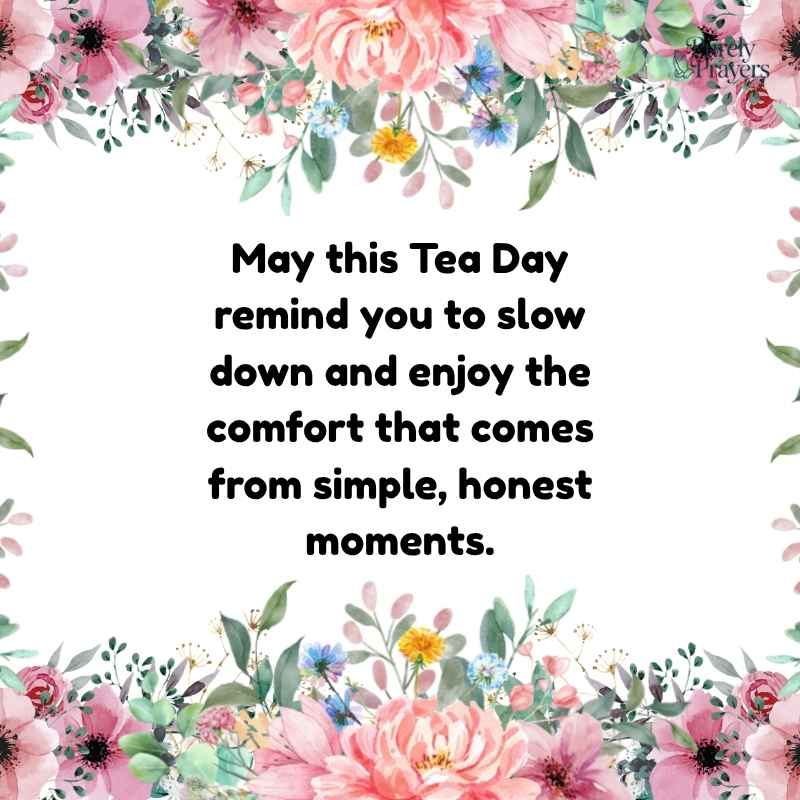 International Tea Day Messages