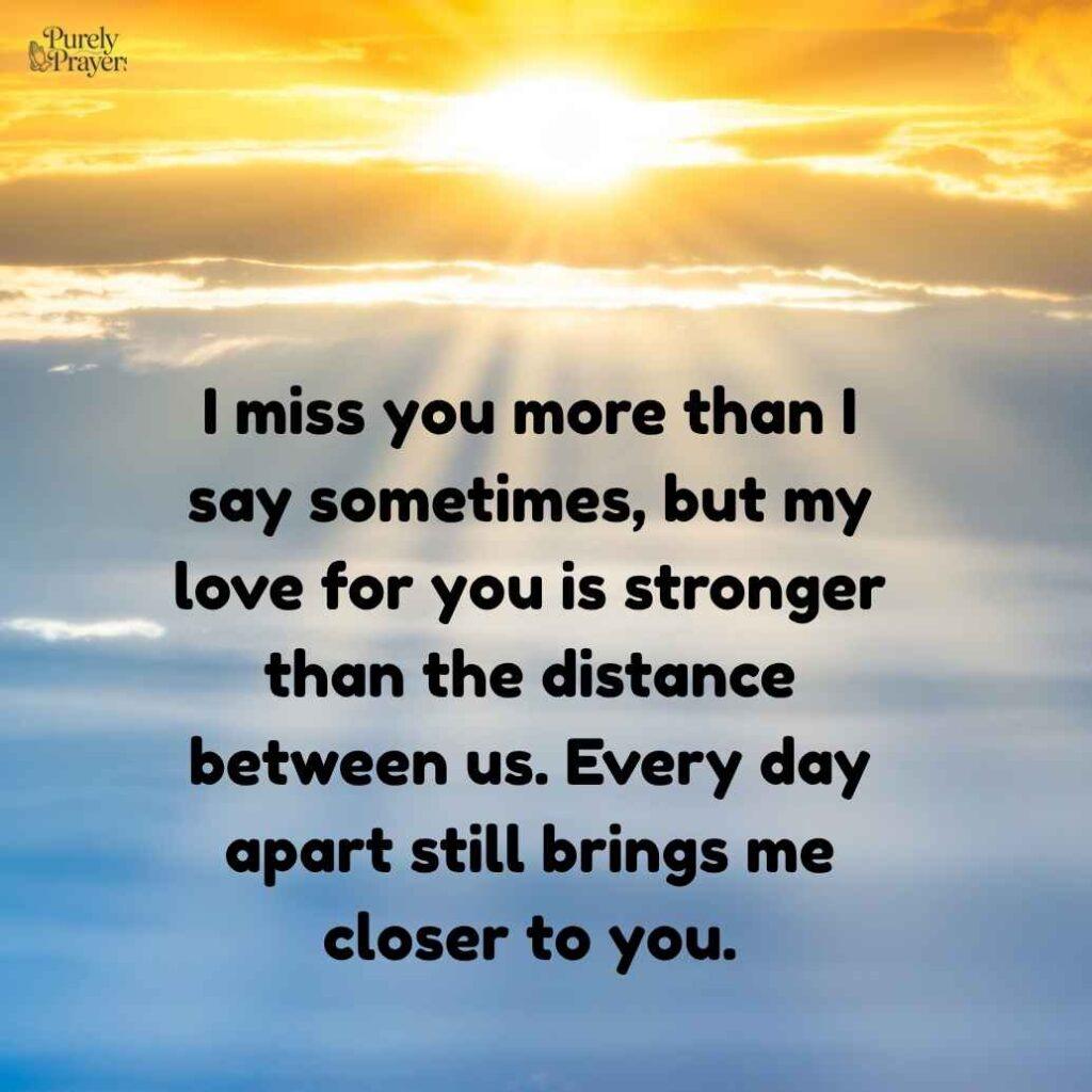Long Distance Love Messages for Him