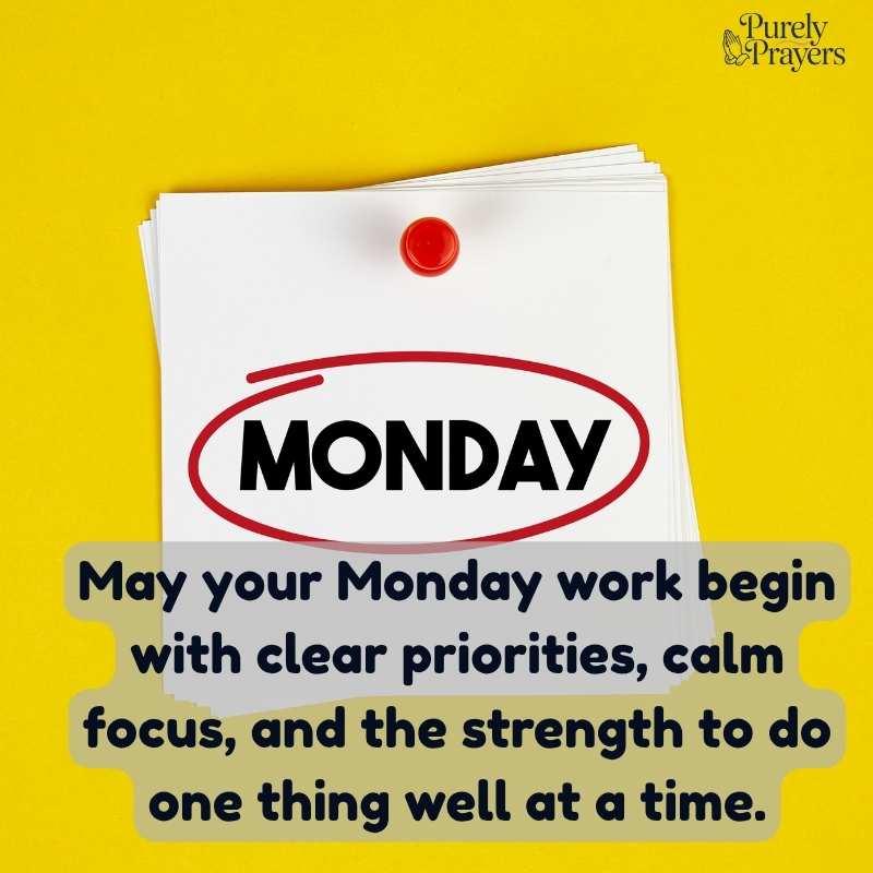 Monday Blessings for Work, Success, and Productivity