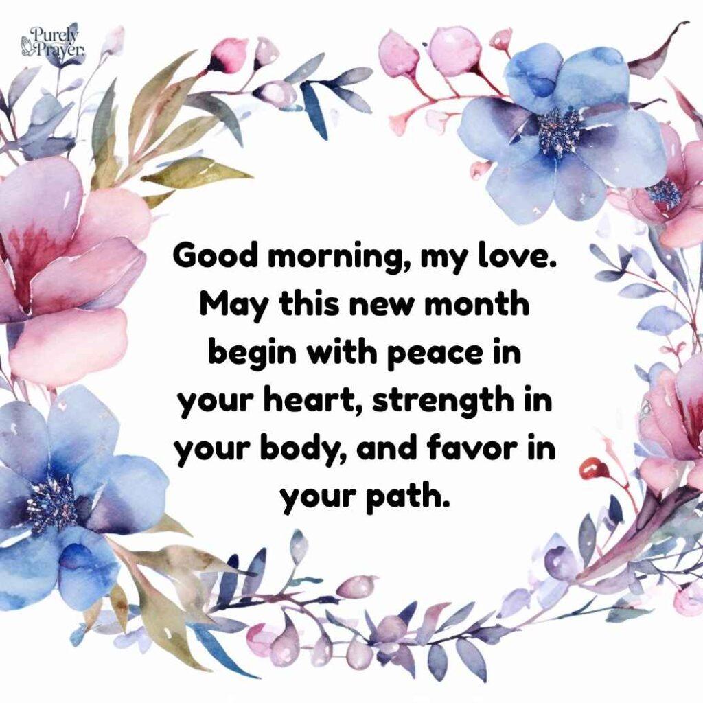 Morning New Month Prayers to Send Him