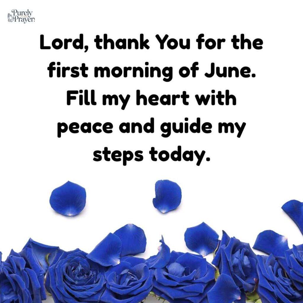 Morning Prayers for the First Day of June