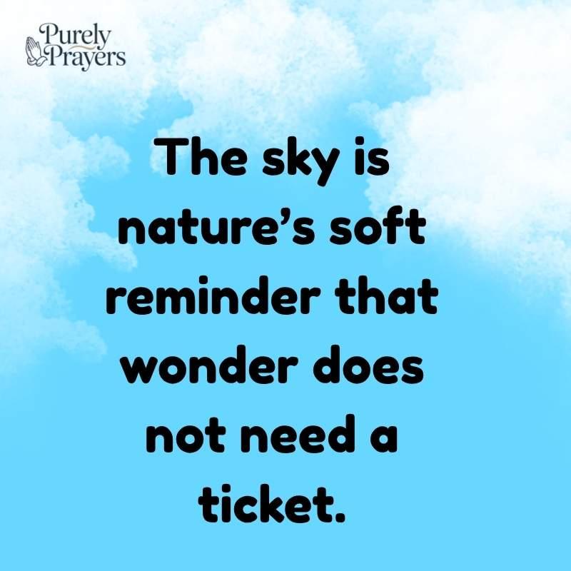 Nature and Sky Quotes About Beauty Above