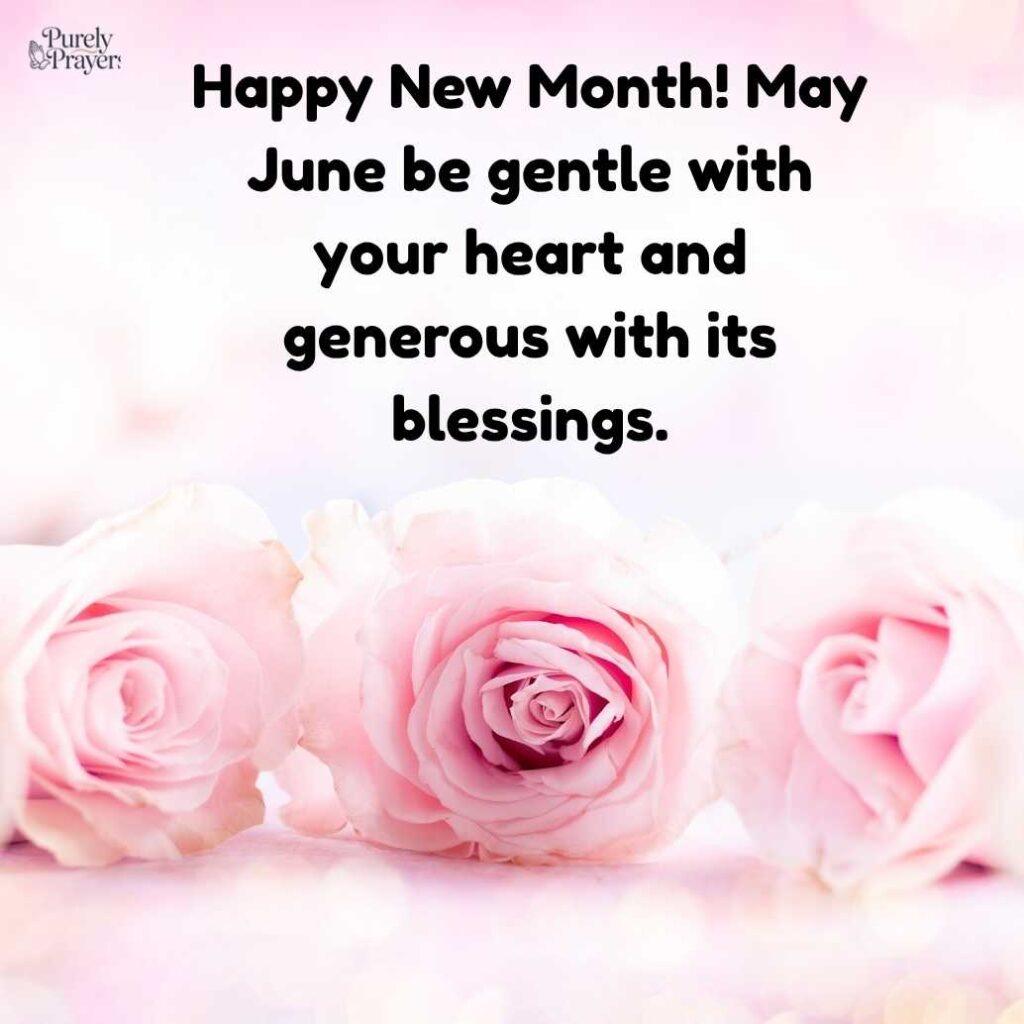 Happy New Month June Wishes for Friends and Family