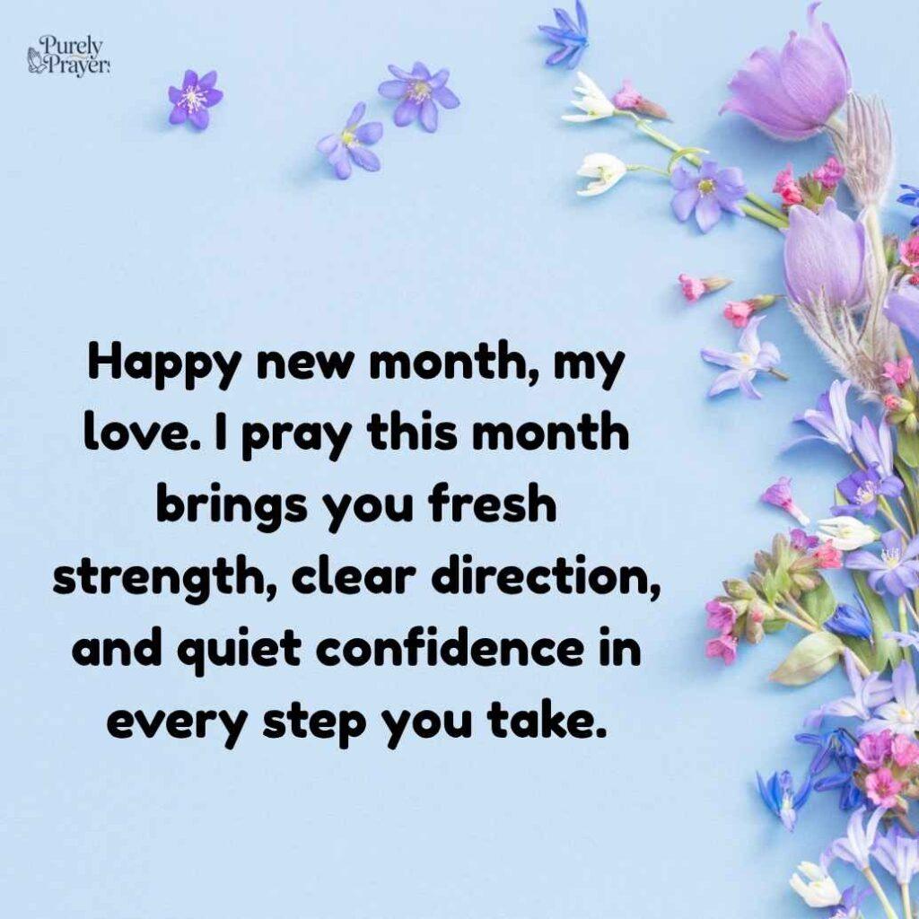 New Month Prayer for My Boyfriend to Start the Month with Love