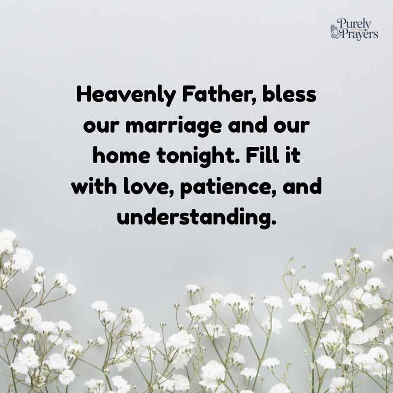 Night Prayer for Marriage, Home, and Loved Ones