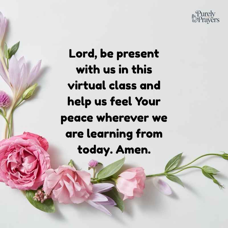 Prayer for God’s Presence in Virtual Learning