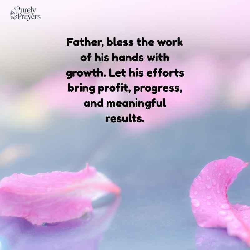 Prayer for Husband’s Financial Breakthrough and Open Doors
