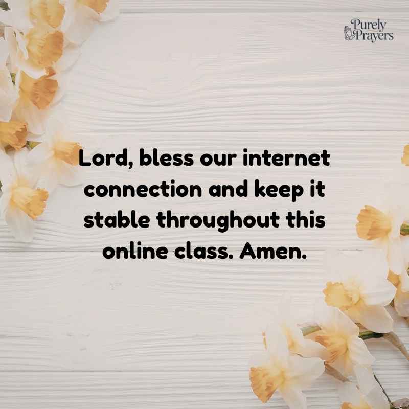 Prayer for Technology, Internet, and Smooth Learning