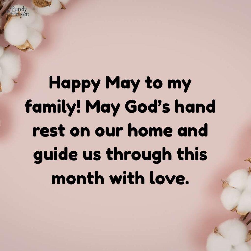 Prayerful May Messages for Family Blessings