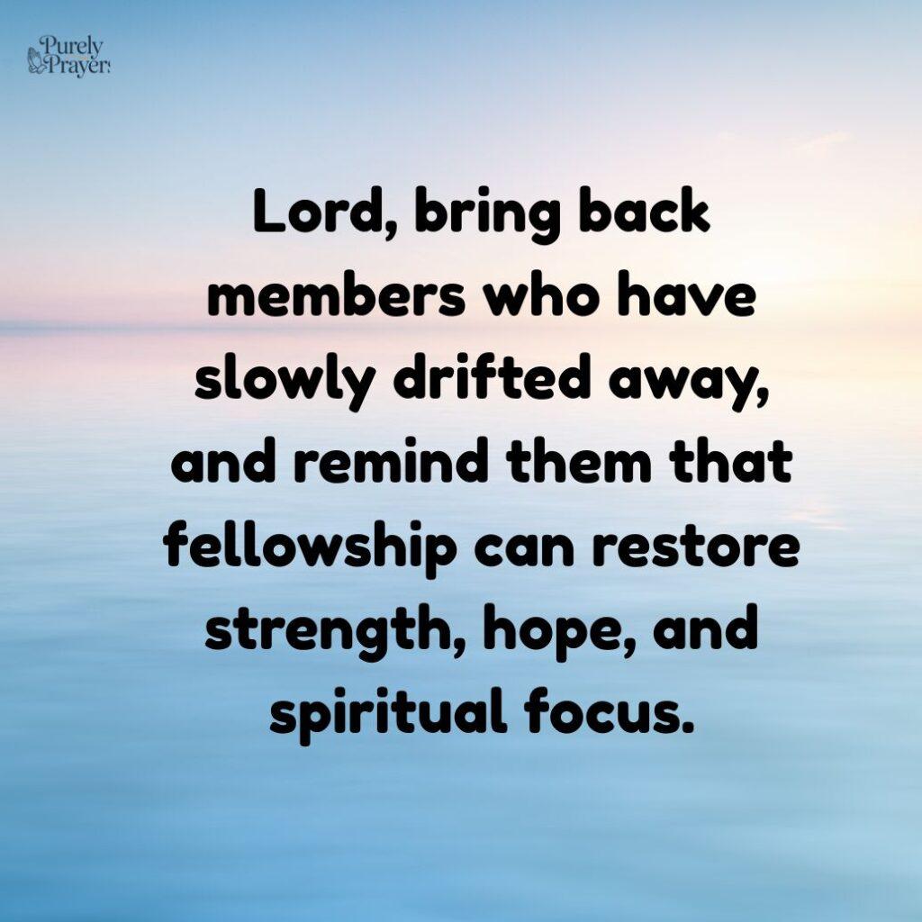 Prayer Points for Church Attendance and Active Participation