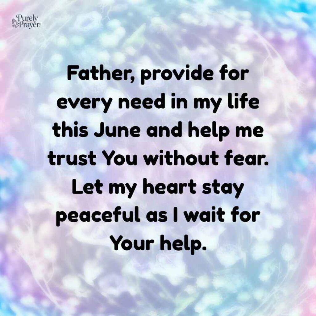 Prayers for Divine Provision, Favour, and Financial Blessings in June