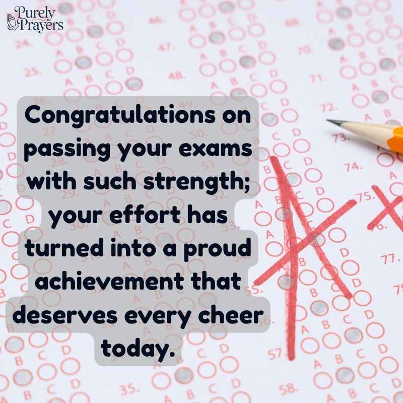 Proud Congratulations for Passing Exams Quotes for Every Student