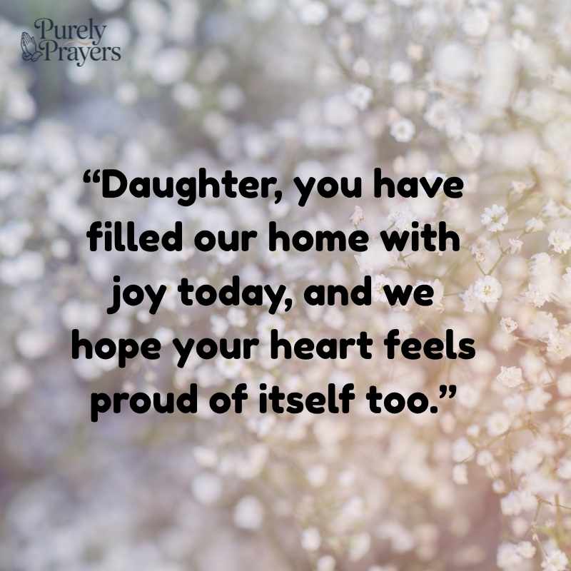 Proud Parents Quotes for Daughter Achievements from Mother and Father