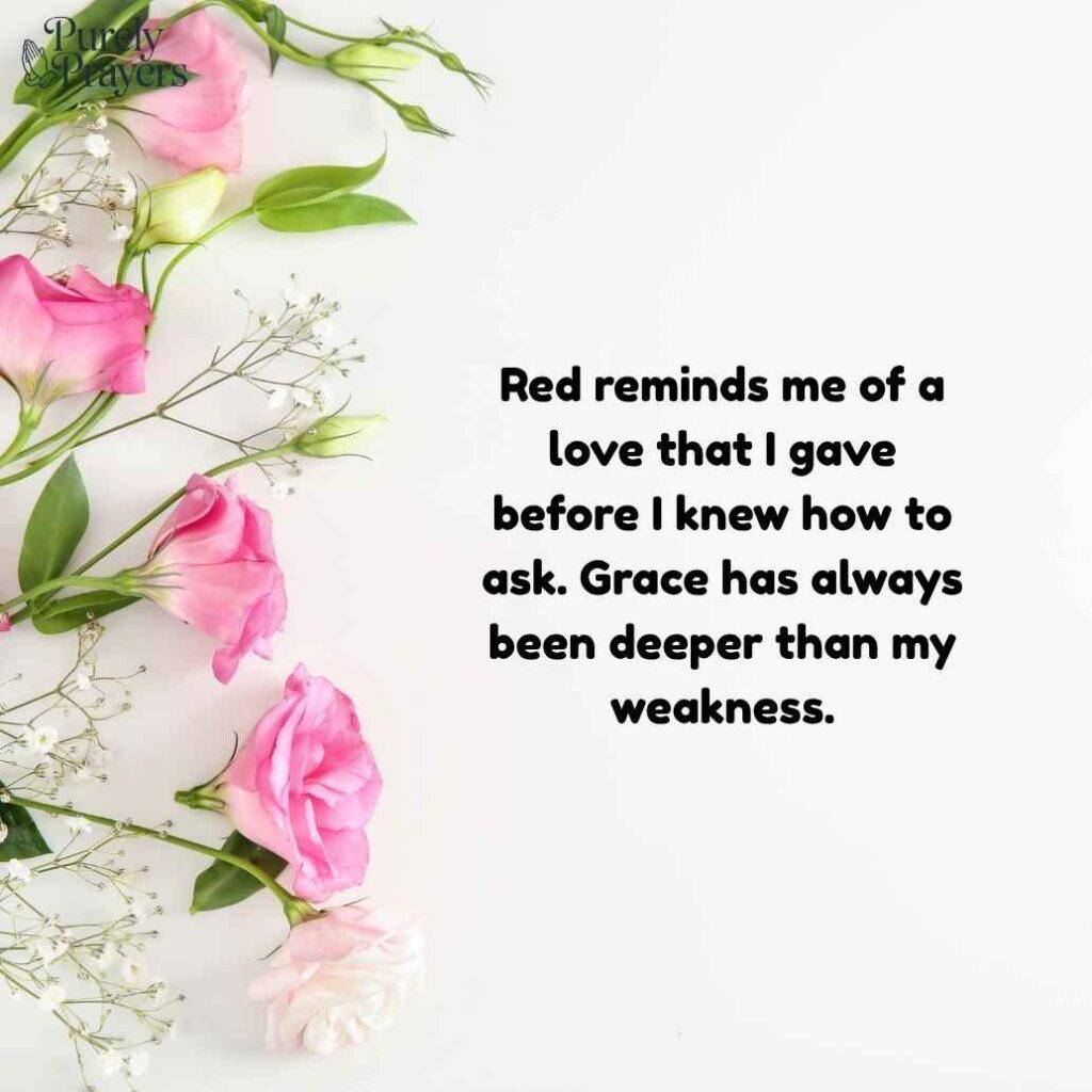 Red Bible Quotes and Faith-Based Sayings