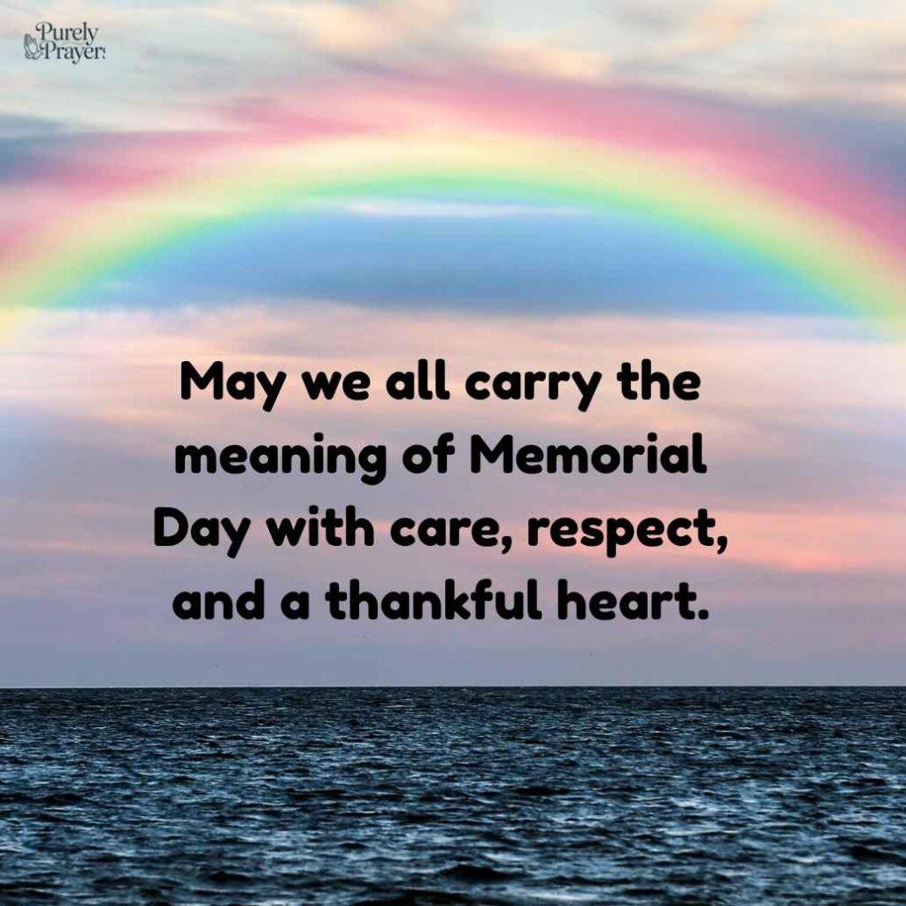 Respectful Happy Memorial Day Greetings