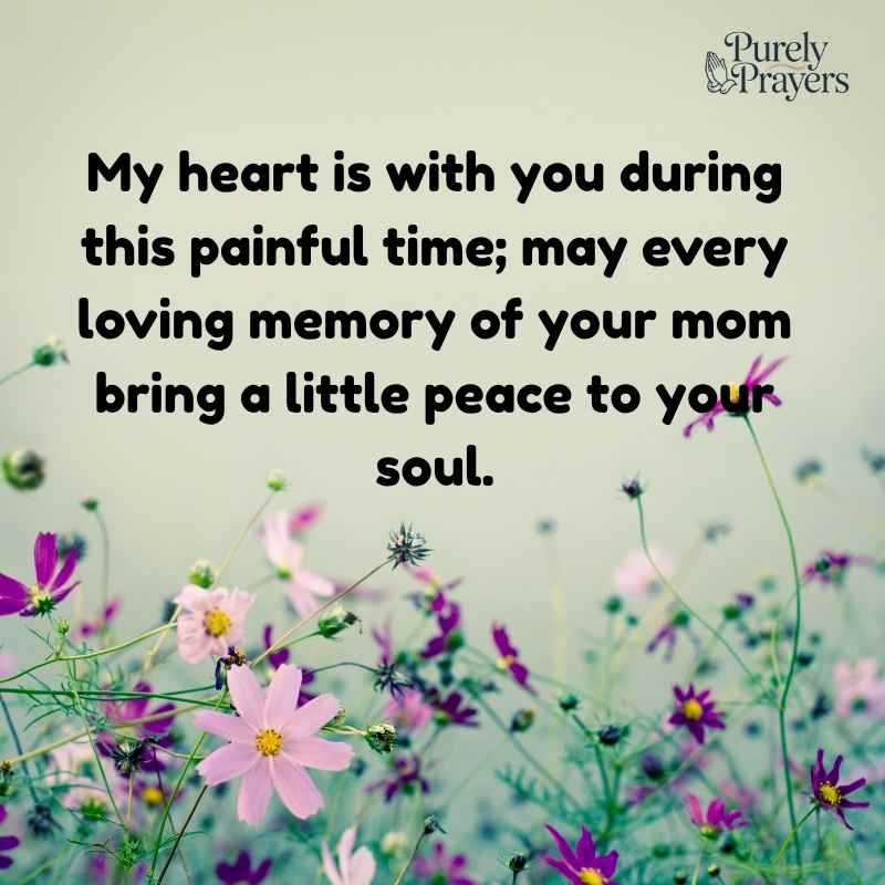 Short Condolences Messages for Loss of Mother