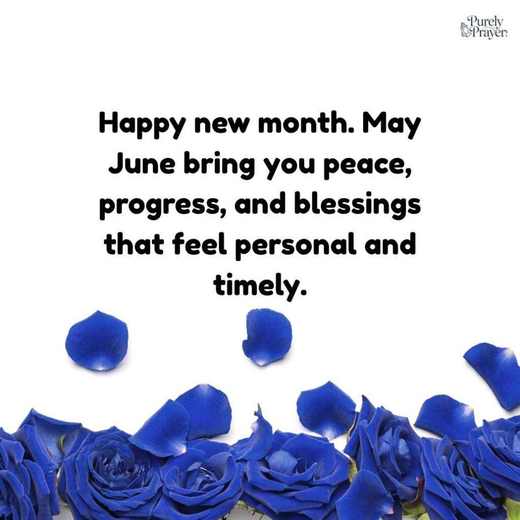 Short Happy New Month Wishes for June