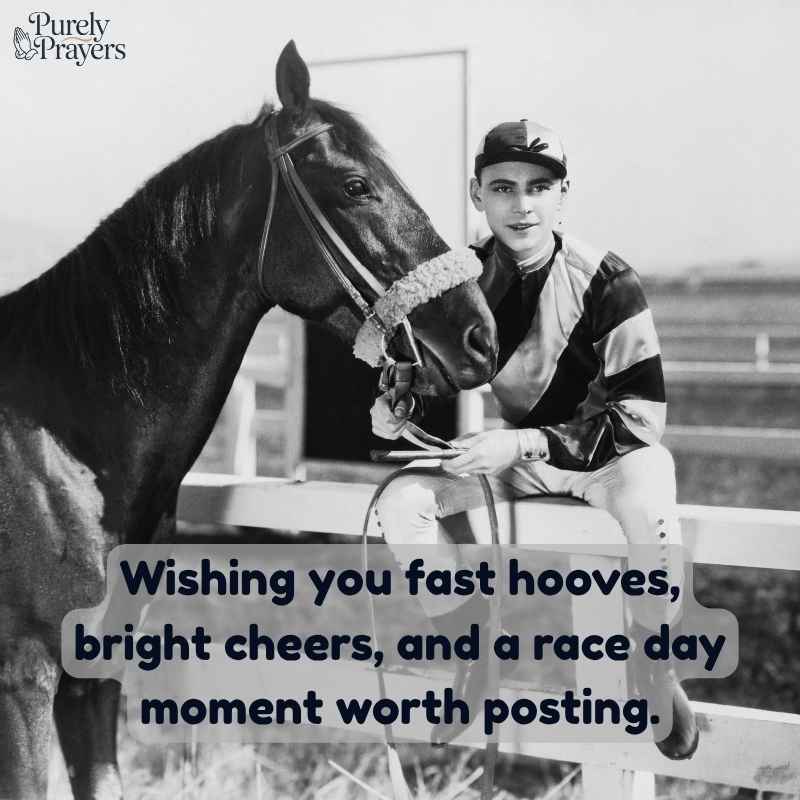 Short Horse Races Captions for Instagram