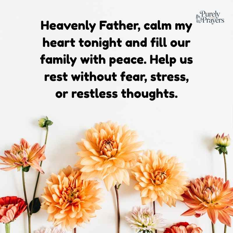 Short Powerful Night Prayer for a Calm Heart