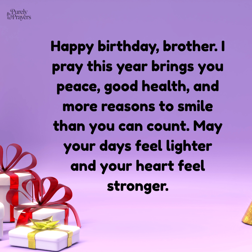 Simple Birthday Wishes for My Brother