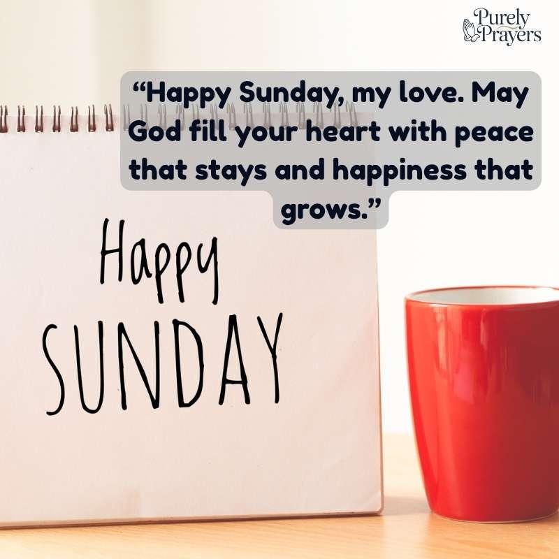 Sunday Prayer Quotes for Peace and Happiness
