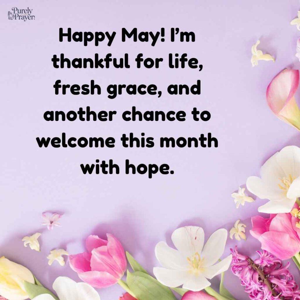 Thankful May Messages to Celebrate Life and Blessings
