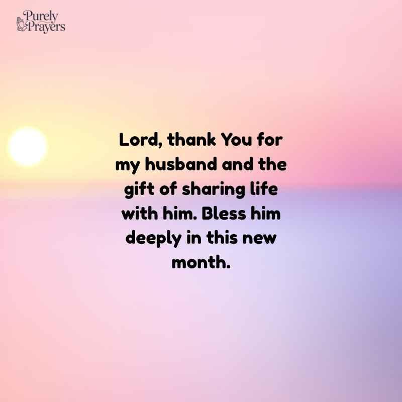 Thanksgiving Prayer for Husband and Marriage Blessings