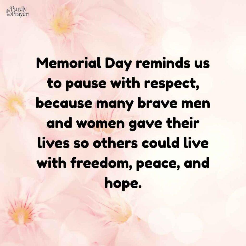 The Meaning and Purpose of Memorial Day