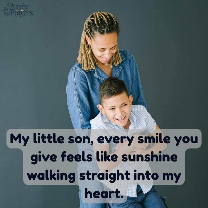 Warm Quotes for My Little Son