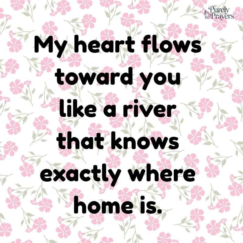 Water and Love Captions for Romantic Feelings