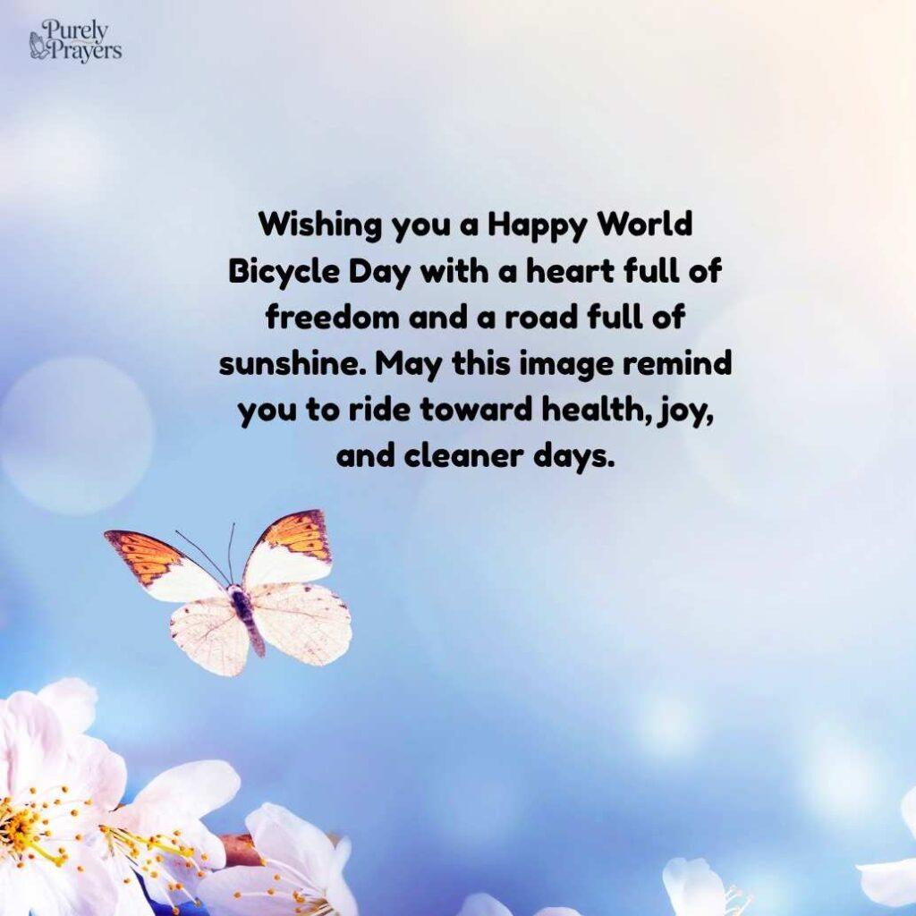 World Bicycle Day Wishes Images and Captions