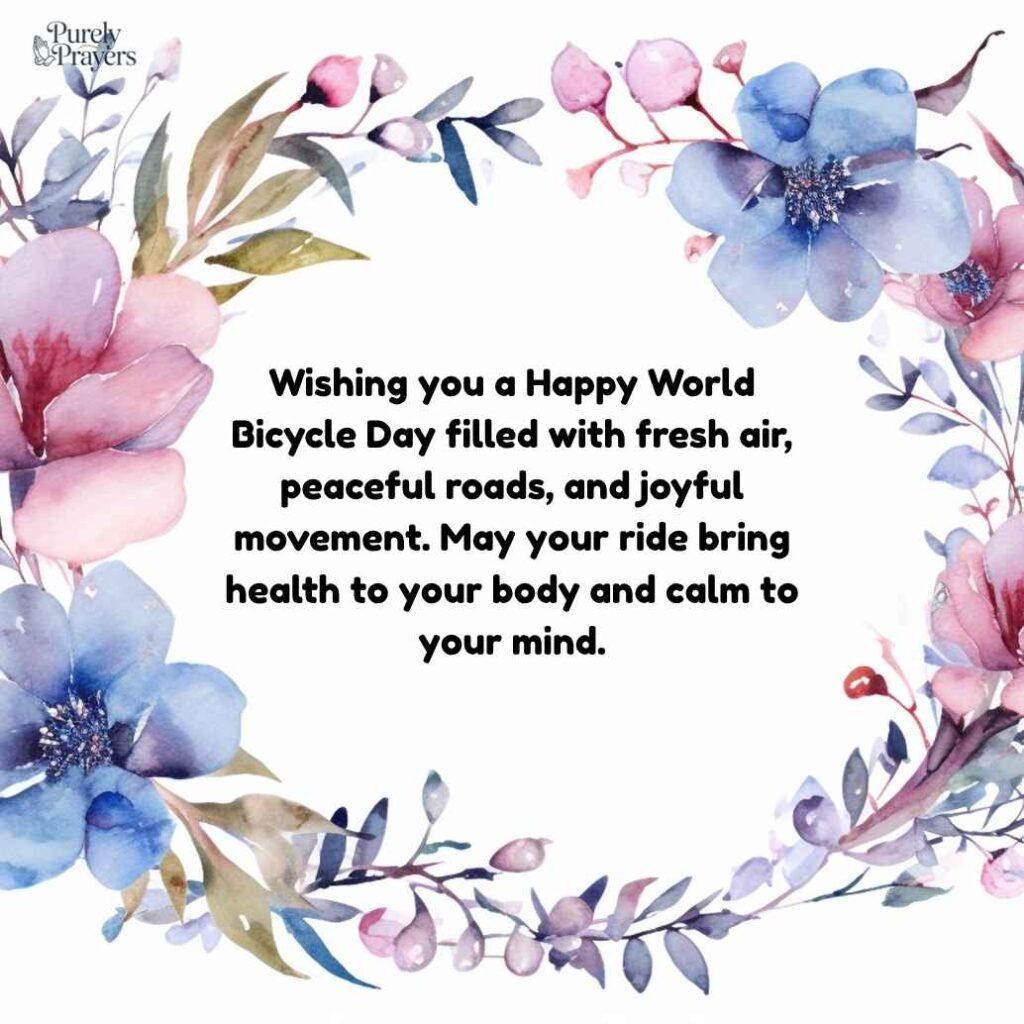 World Bicycle Day Wishes in English