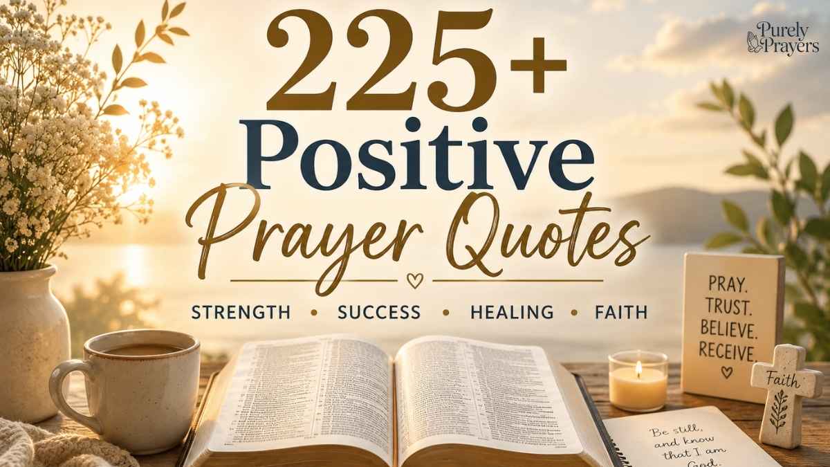 225 Positive Prayer Quotes for Strength, Success, Healing, Faith, and Daily Encouragement