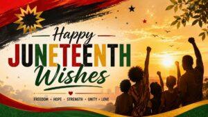 400 Happy Juneteenth Wishes, Messages, Quotes, Prayers, Blessings, Images, and Captions