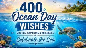 400 Ocean Day Wishes, Quotes and Messages for World Oceans Day