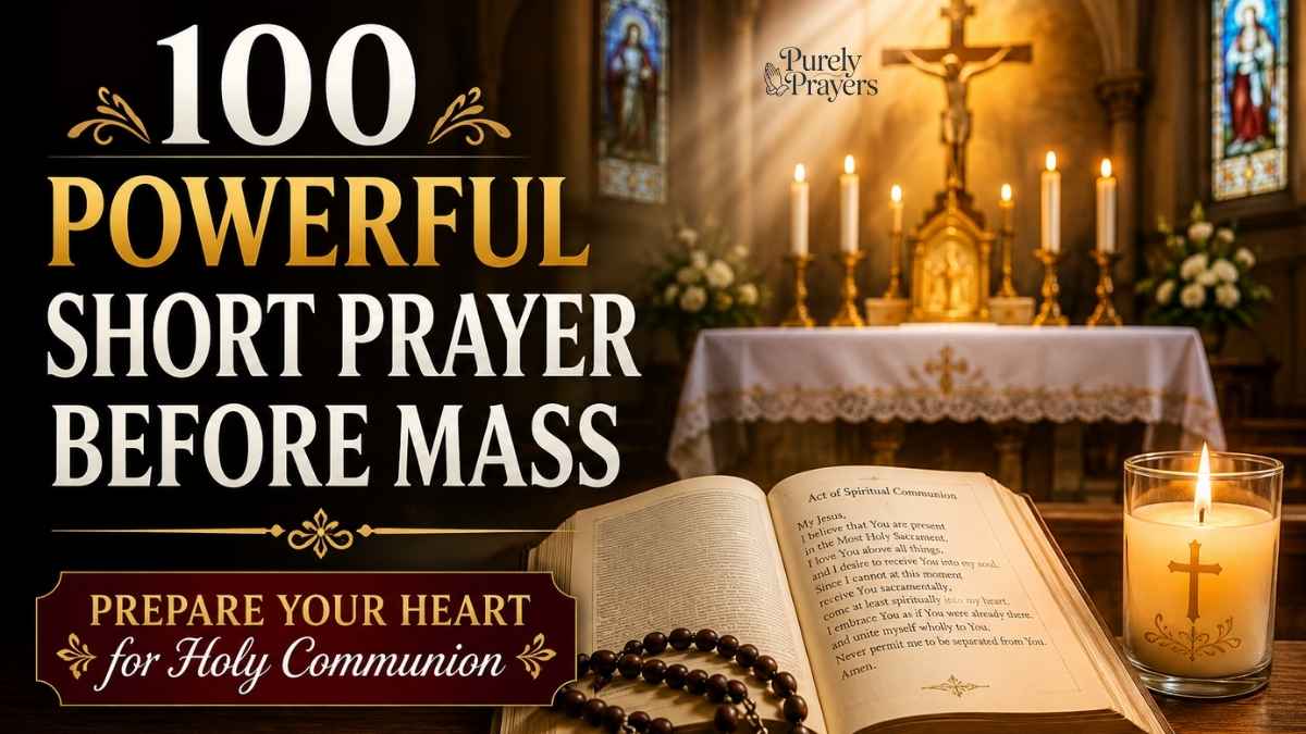 100 Powerful Short Prayer Before Mass for Communion