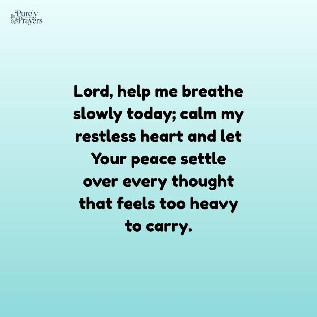 Breath of Summer Prayer for Calm and Spiritual Rest