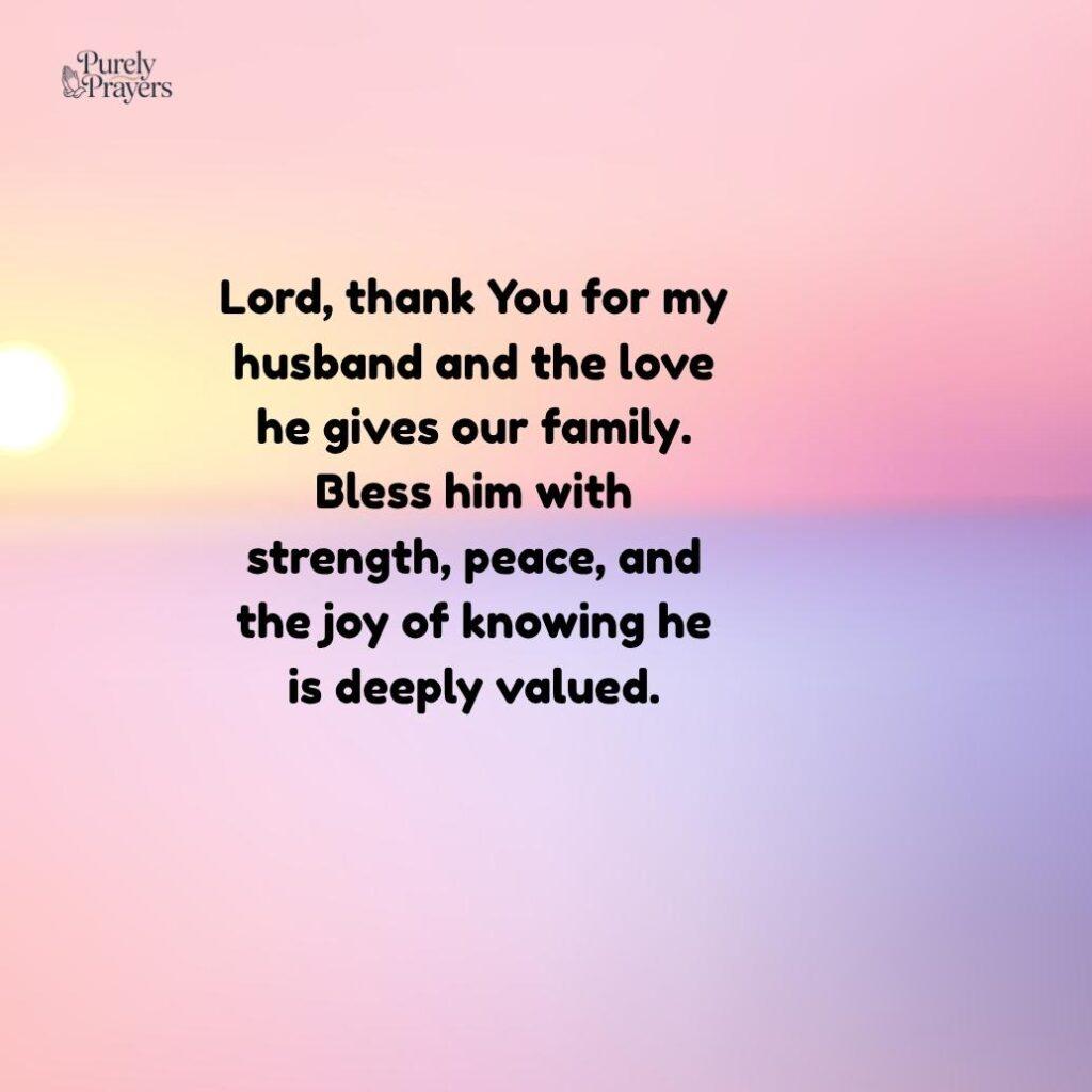 Father’s Day Prayer for My Husband