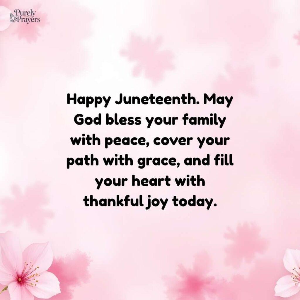 Happy Juneteenth Wishes and Prayers for Peace, Strength, and Blessings