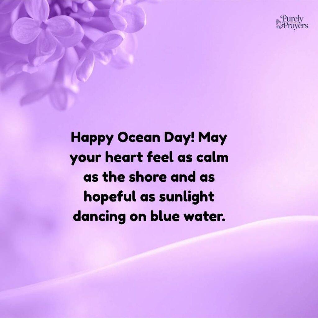 Happy Ocean Day Wishes for Friends and Family